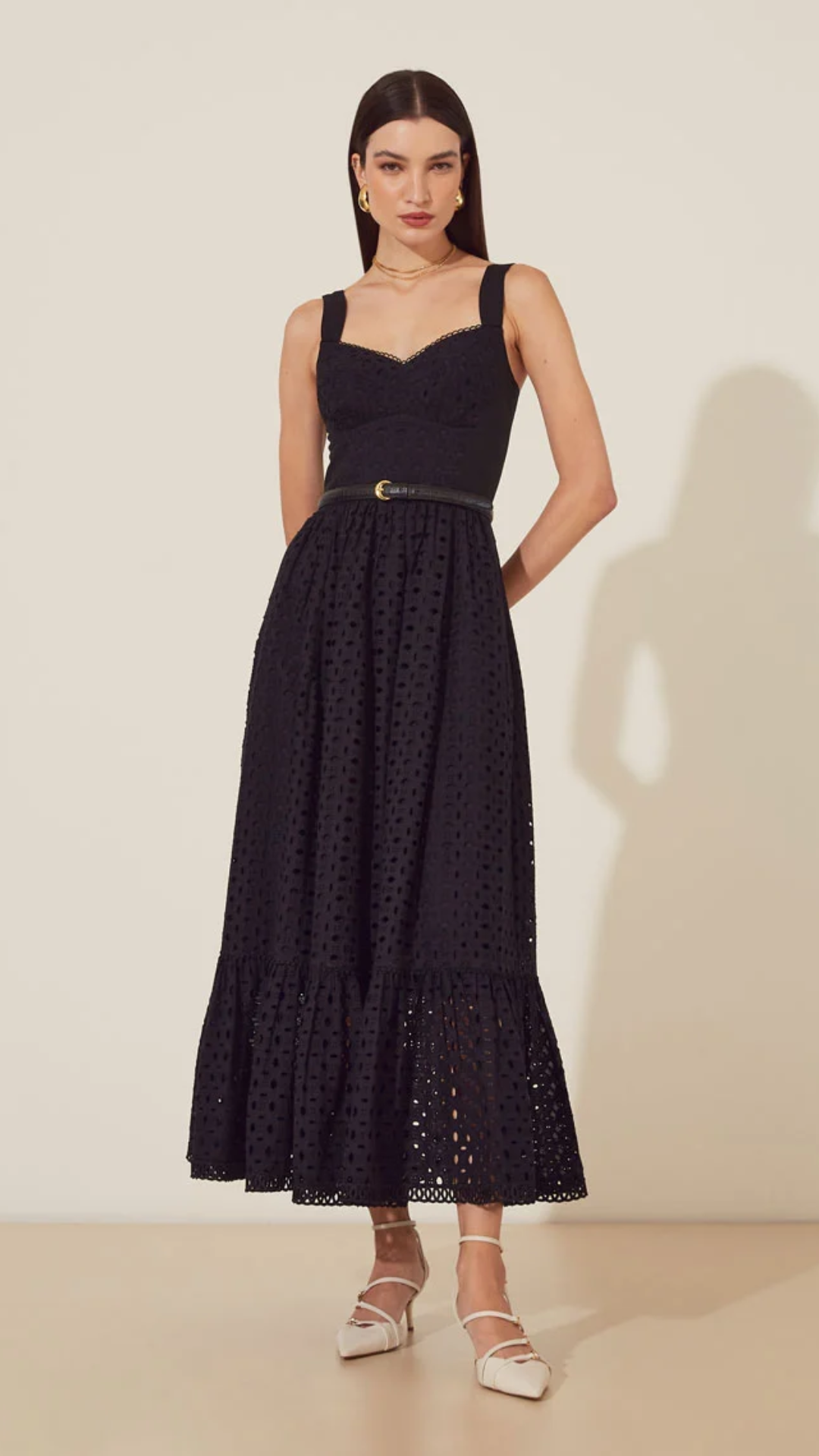 Vestido Midi Massena Preto