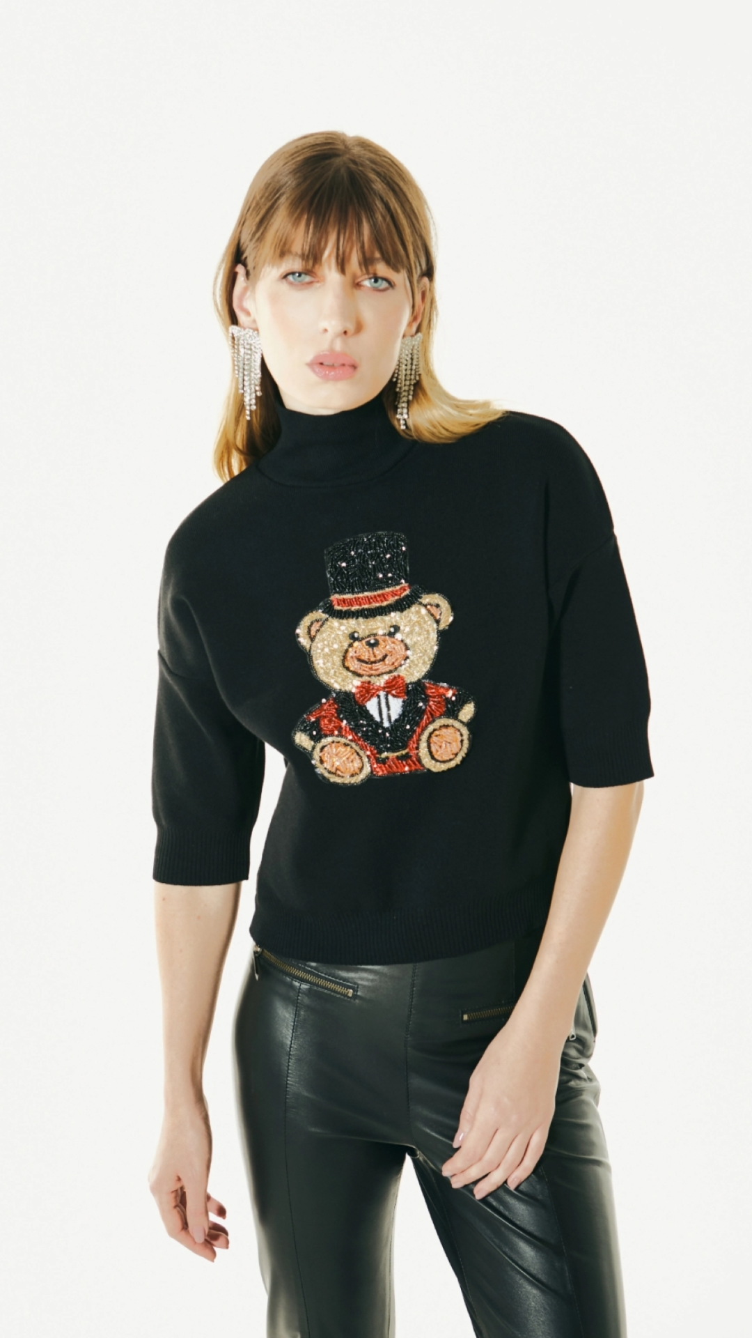 Tricot Bear Preto